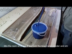 बीपीए मुक्त गहरी डालना इपॉक्सी राल स्पष्ट कास्टिंग कला कठिन लंबे समय तक काम करने का समय