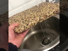 ड्राइववे मार्गों के लिए गैर-स्लिप पेब्बल स्टोन इपॉक्सी सजावटी फर्श प्रणाली