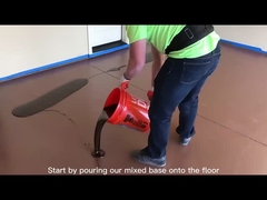 साफ करने योग्य उच्च निर्माण एपॉक्सी पेंट सुपर चमकदार पानी आधारित राल कोटिंग्स टीडीएस