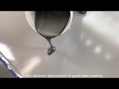 1 मिमी स्व-समान धातु इपॉक्सी फर्श कोटिंग पीला कम गंध पर्यावरण के अनुकूल