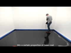 चमकती नीली धातु ईपॉक्सी फर्श कोटिंग चिकनी गैर विषैले कम गंध TDS