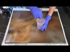 लकड़ी और कंक्रीट काउंटरटॉप को कोटिंग के लिए चमकदार खत्म टेबलटॉप कास्टिंग राल