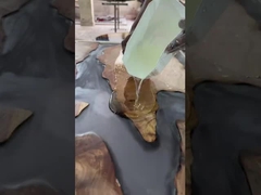 इपॉक्सी रेसी के साथ चमकदार फिनिश